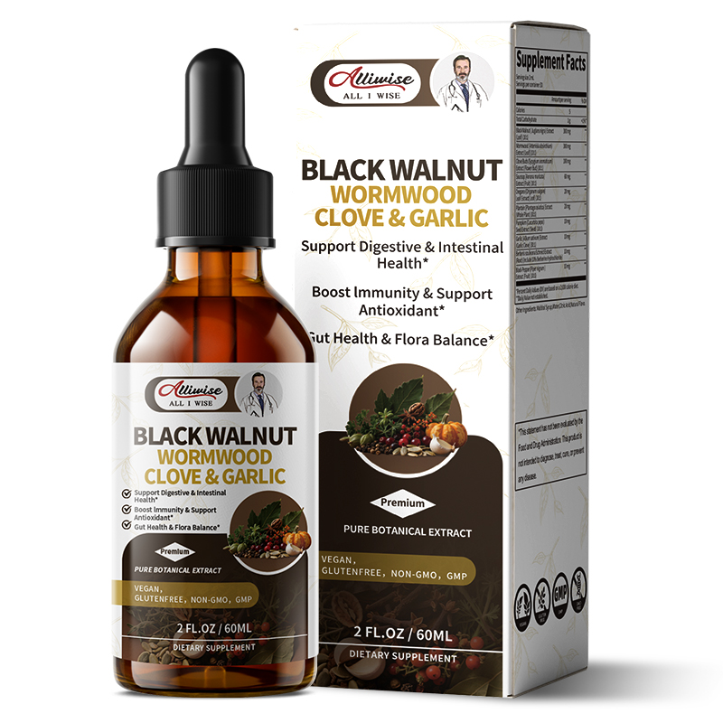 Herbal Wellness In - Alliwise Zwarte Walnoot Lila Druppel met