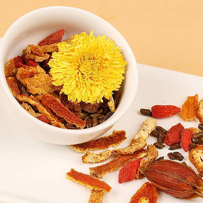 Wellness Herbal Tea Blends - Paardenbloem-Wolfberry Kruidenthee - 50 Thee-eijes, Natuurlijke