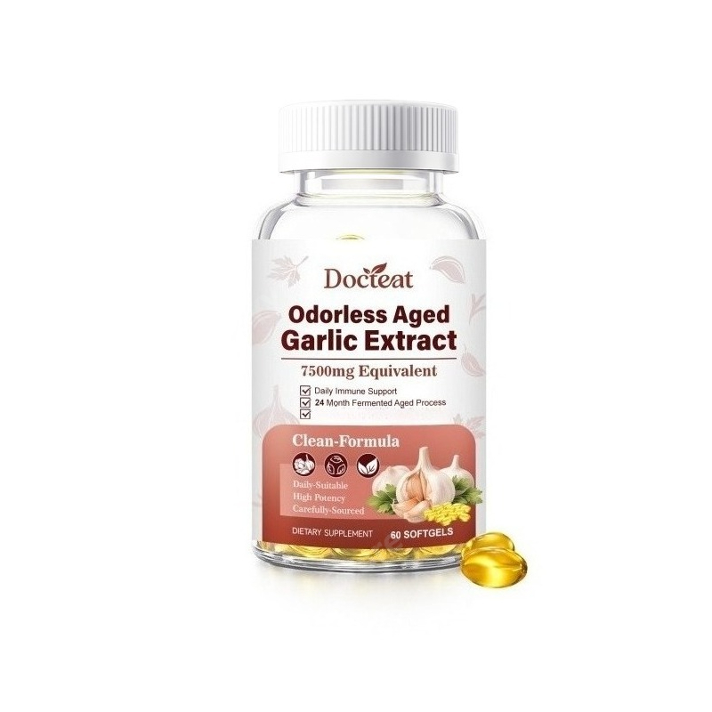 Herbal Wellness Formula - Geurloze gedroogde knoflook extract softgels dagelijkse