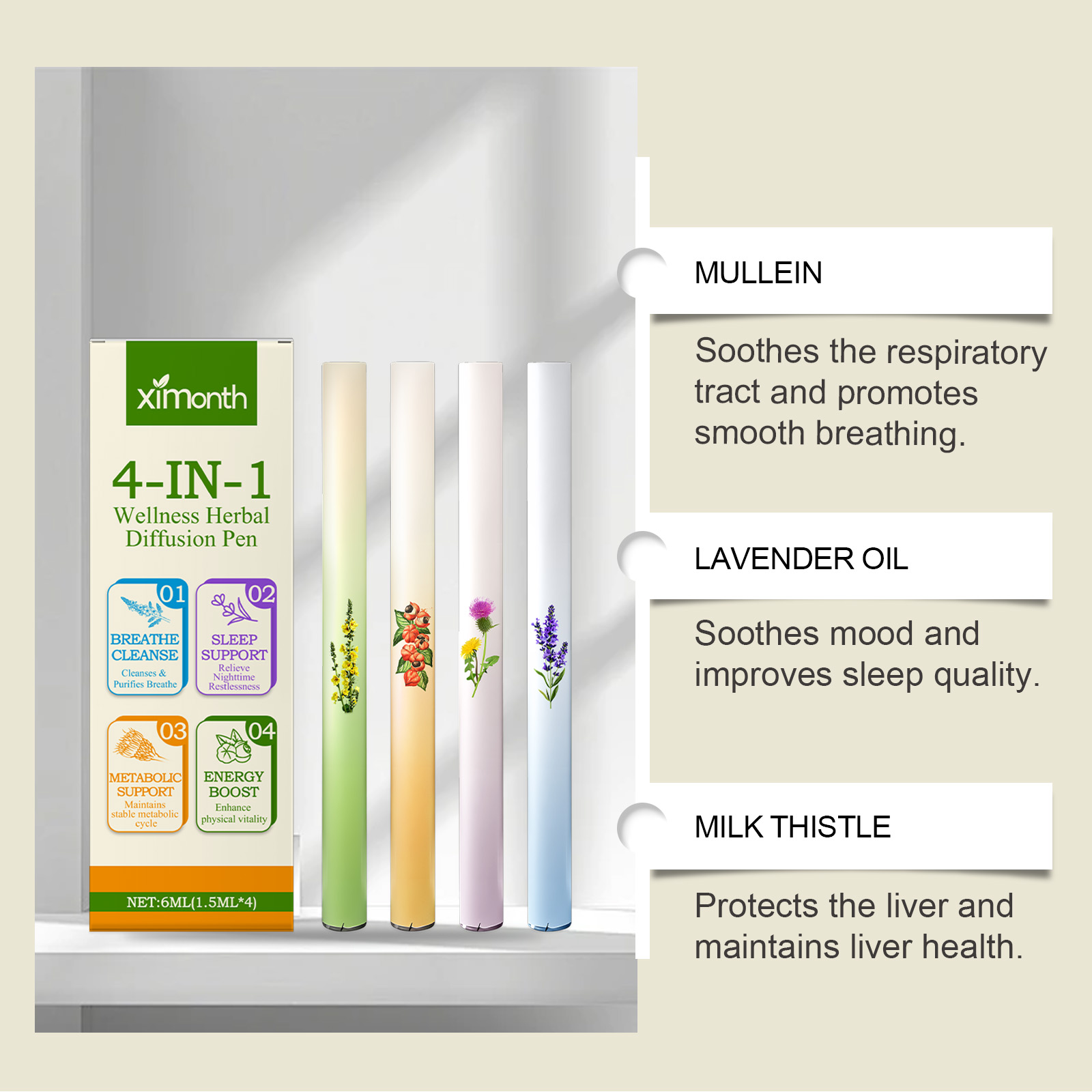 4-in-1 kruidenergie-combostick - Herbal Wellness In recensie en prijs