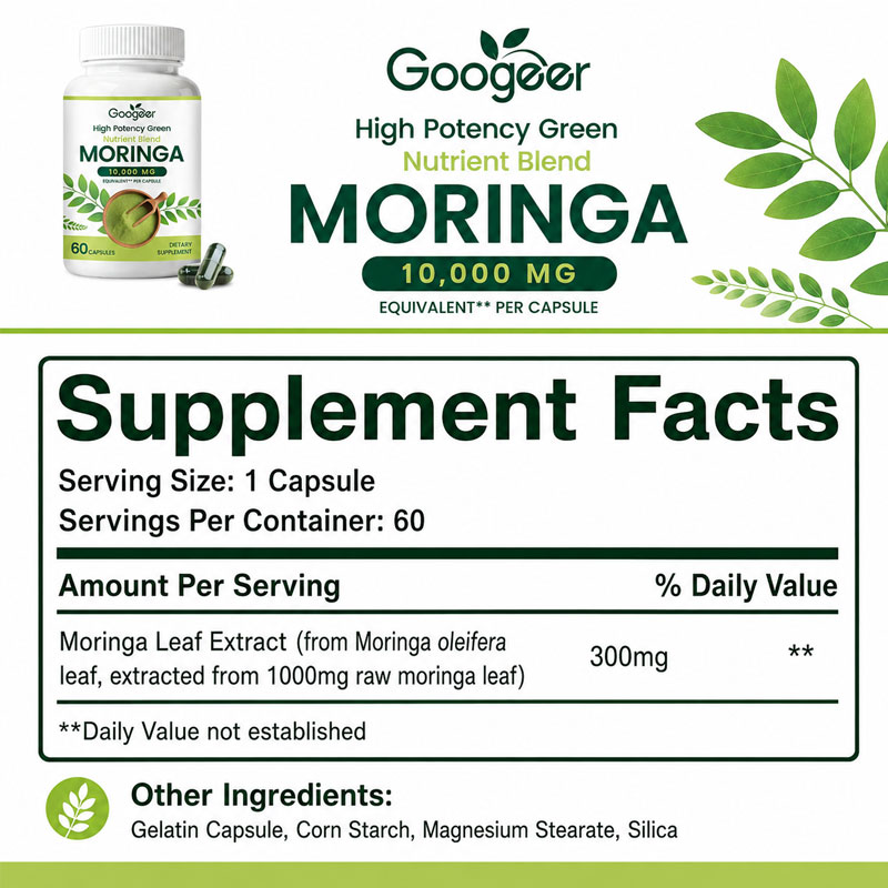 Premium Moringa Supplement met - Herbal Wellness Formula recensie en prijs