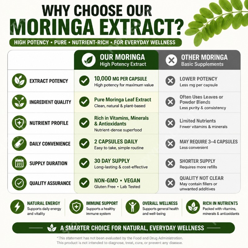 Premium Moringa Supplement met - Herbal Wellness Formula recensie en prijs