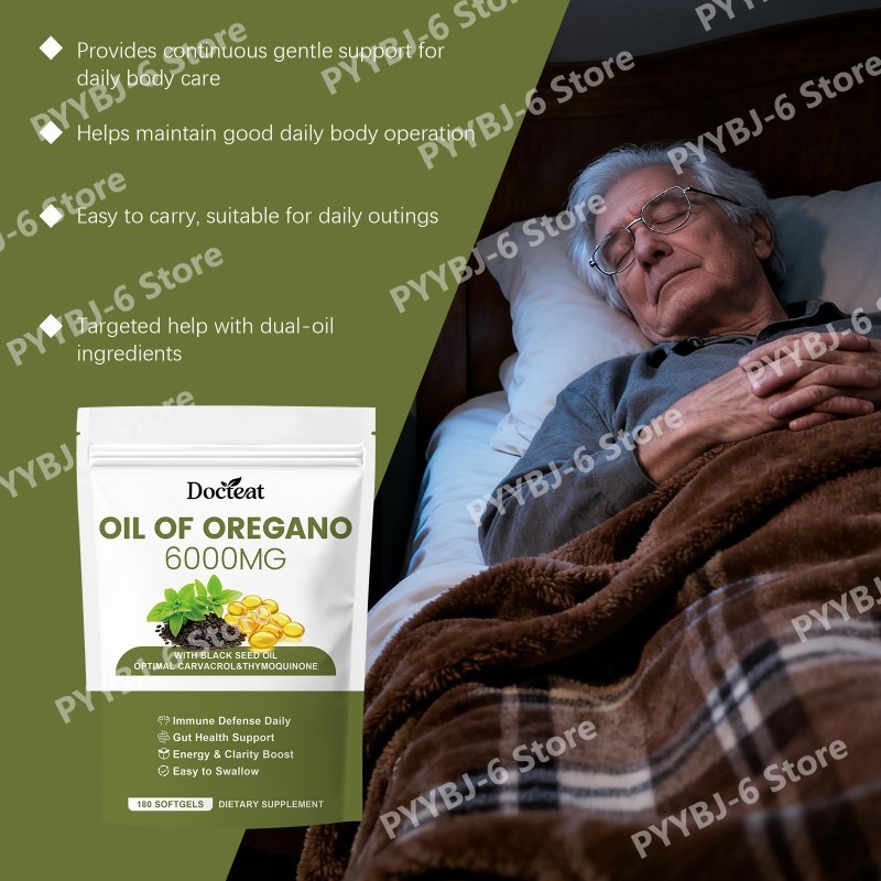 Oregano-olie softgels met zwar - Herbal Wellness Formula recensie en prijs