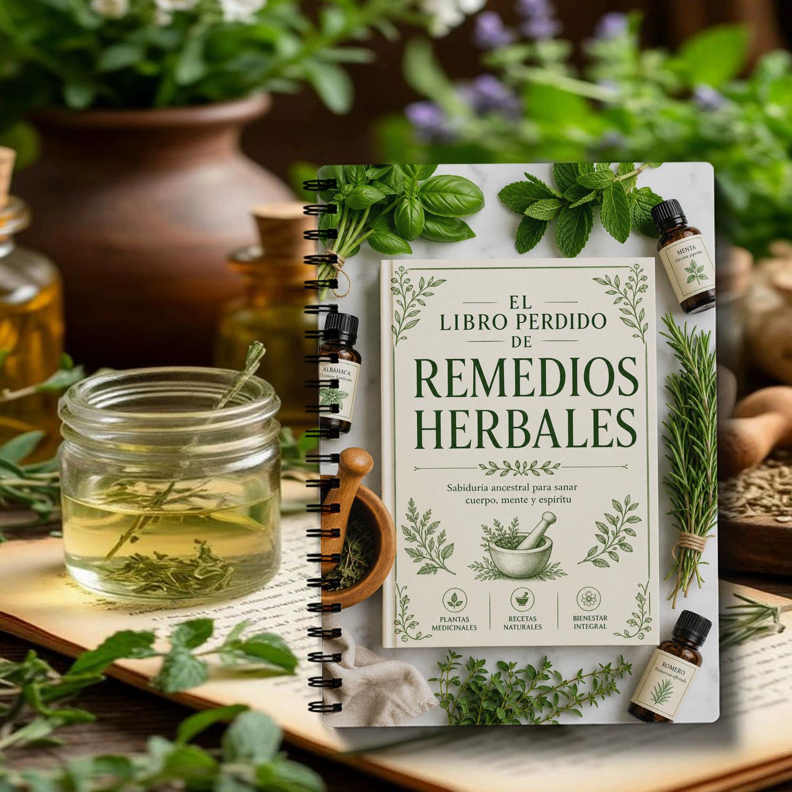 El Libro Perdido Spiral Notebo - Herbal Wellness Recipes recensie en prijs