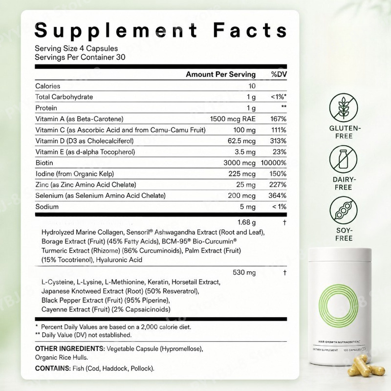 120 capsules voor vrouwen, haa - Herbal Wellness In recensie en prijs